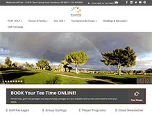 Tablet Screenshot of golfwildhorse.com